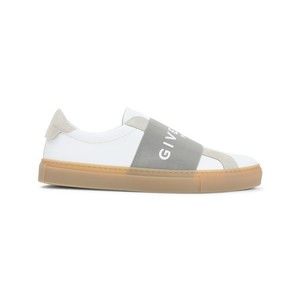 Givenchy Low Top White And Grey Calf Leather Sneakers - NWT